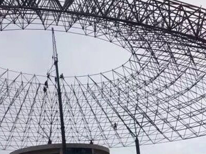 梧州篮球馆球形网架厂家价格